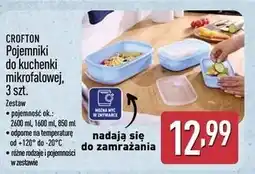 ALDI CROFTON Pojemniki do kuchenki mikrofalowej, 3 szt oferta