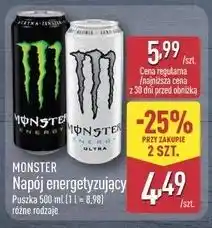 ALDI Monster Napój energetyzujący oferta