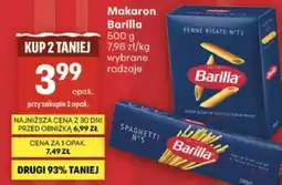 Delikatesy Centrum Makaron Barilla (wybrane rodzaje) oferta