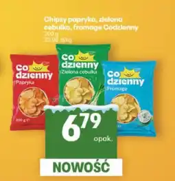 Delikatesy Centrum Chipsy papryka, zielona cebulka, fromage Codzienny oferta