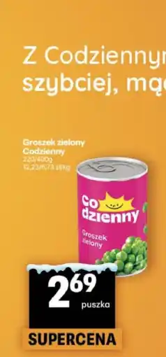 Delikatesy Centrum Groszek zielony Codzienny 220/400g oferta