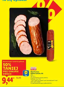 Lidl Pikok Premium Kiełbasa żywiecka, XXL oferta