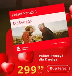 Poczta Polska Pakiet Przeżyć dla Dwojga oferta
