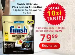 Poczta Polska Finish Ultimate Plus Lemon All-in-One Kapsułki do Zmywarki oferta