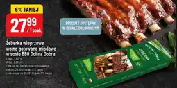 Polomarket Żeberka wieprzowe wolno gotowane miodowe w sosie BBQ Dolina Dobra oferta