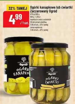 Polomarket Ogórki kanapkowe lub cwiartki Zaczarowany Ogród oferta