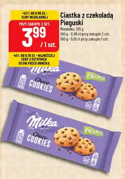 Polomarket Ciastka z czekoladą Pieguski Mondelez oferta