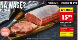 Biedronka Schab wieprzowy bez kości oferta
