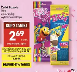 Delikatesy Centrum Żelki Zozole Rainbow oferta