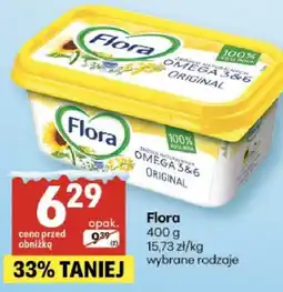 Delikatesy Centrum Margaryna Flora 400g wybrane rodzaje oferta