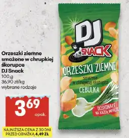 Delikatesy Centrum Orzeszki ziemne smażone w chrupkiej skorupce DJ Snack wybrane rodzaje oferta