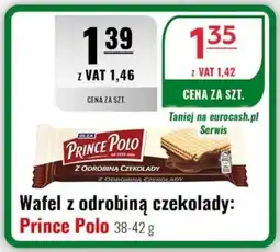 Eurocash Wafel z odrobiną czekolady: Prince Polo oferta