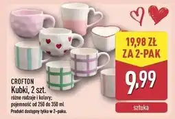 ALDI CROFTON Kubki, 2 szt oferta