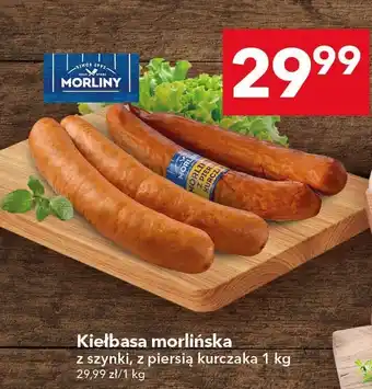 Kiełbasa morlińska z szynki z piersią kurczaka Morliny