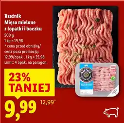 Lidl Mięso mielone z łopatki i boczku oferta