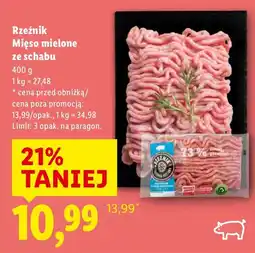 Lidl Mięso mielone ze schabu oferta