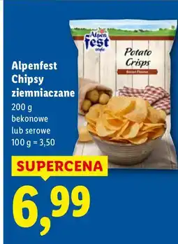 Lidl Chipsy ziemniaczane bekonowe oferta