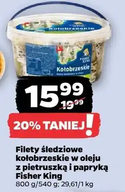 Netto Filety śledziowe marynowane w oleju z pietruszką i papryką oferta