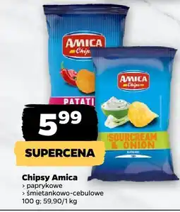 Netto Chipsy paprykowe, pomidorowe, cebulowe oferta