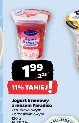 Netto Jogurt kremowy z musem truskawkowym oferta