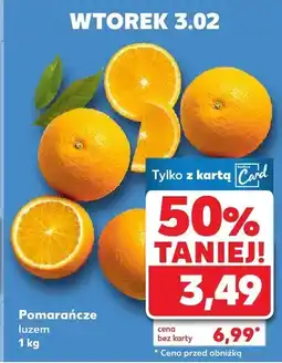 Kaufland Pomarańcze luzem oferta