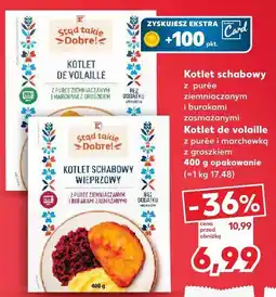 Kaufland Kotlet schabowy z puree ziemniaczanym i burakami zasmażanym oferta