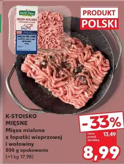Kaufland Mięso mielone z łopatki wieprzowej i wołowiny oferta