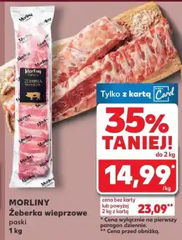 Kaufland Żeberka wieprzowe poski oferta