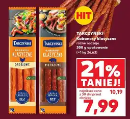 Kaufland Kabanosy klasyczne różne rodzaje oferta