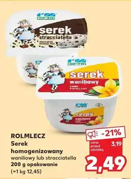 Kaufland Serek homogenizowany waniliowy lub stracciatella oferta