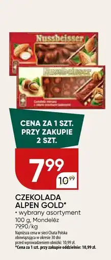 Chata Polska Czekolada Alpen Gold oferta