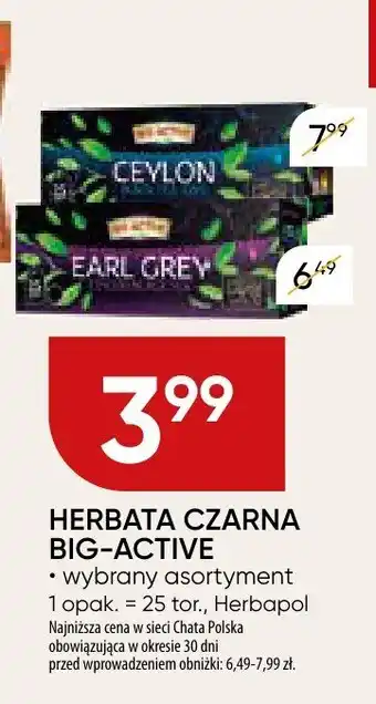 Herbata czarna Big-Active Earl Grey Herbapol