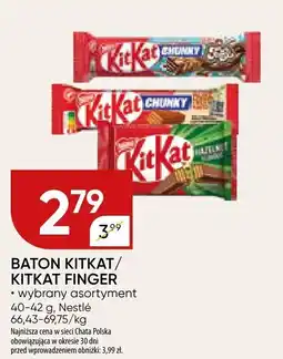 Chata Polska Baton KitKat Finger Nestlé oferta
