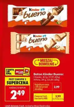 Biedronka Baton KINDER BUENO oferta