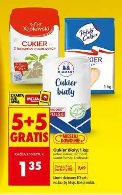 Biedronka Cukier biały 1 kg oferta