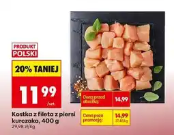 Biedronka Kostka z fileta z piersi kurczaka 400 g oferta