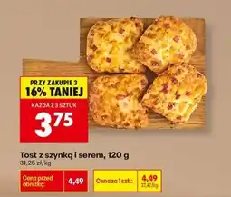 Biedronka Tost z szynką i serem , 120 g oferta