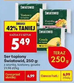 Biedronka Ser topiony Światowid, 250 g oferta