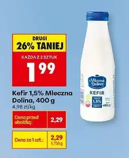 Biedronka Kefir 1,5 % Mleczna Dolina , 400 g oferta