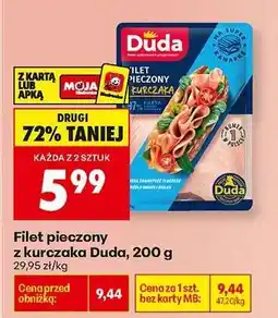 Biedronka Filet pieczony z kurczaka Duda 200 g oferta