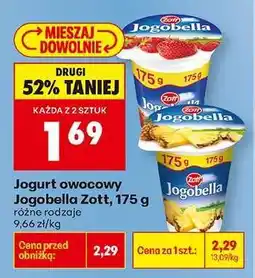 Biedronka Jogurt owocowy Jogobella Zott 175 g oferta