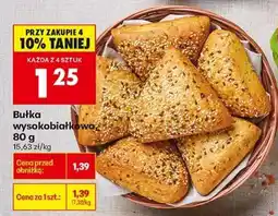 Biedronka Bułka wysokobiałkowa 80 g oferta