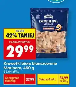 Biedronka Krewetki białe blanszowane Marinero 450 g oferta
