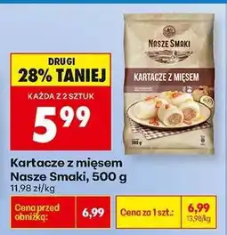 Biedronka Kartacze z mięsem Nasze Smaki, 500 g oferta