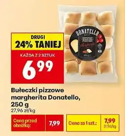 Biedronka Bułeczki pizzowe margherita Donatello, 250 g oferta