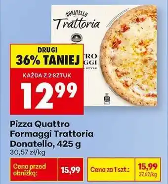 Biedronka Pizza Quattro Formaggi Trattoria Donatello, 425 g oferta