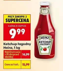 Biedronka Ketchup łagodny Heinz, 1 kg oferta