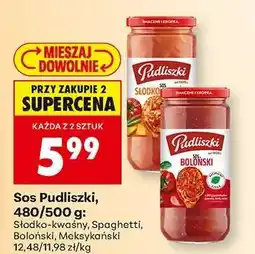 Biedronka Sos Pudliszki oferta