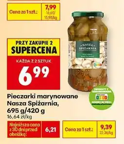 Biedronka Pieczarki marynowane Nasza Spiżarnia, 695 g/420 g oferta