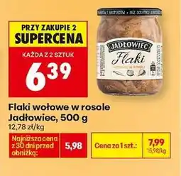 Biedronka Flaki wołowe w rosole Jadłowiec, 500 g oferta